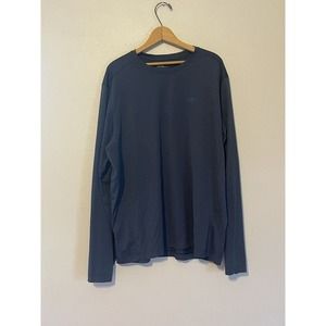 Arc’Teryx Men’s Size Large Long Sleeve Shirt Navy Athletic Athleisure Casual